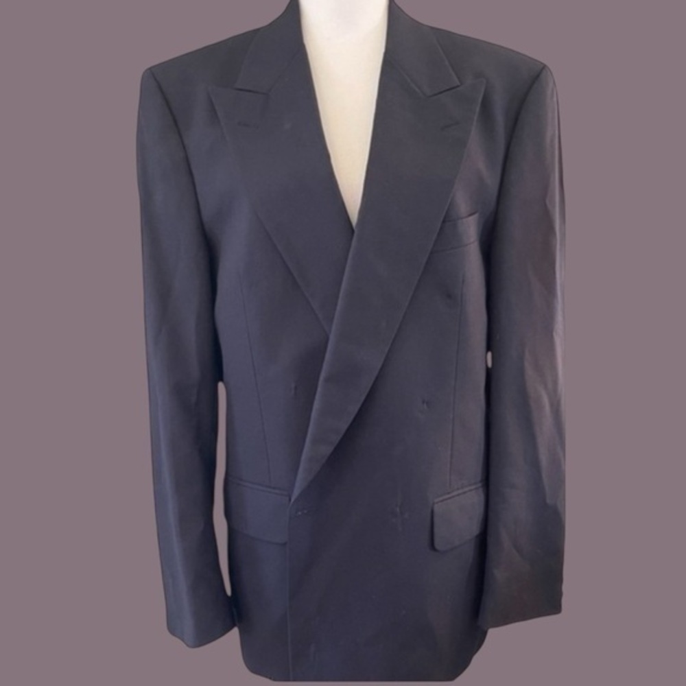 Vintage Authenticated Navy Burberry’s Men’s Jacket 40